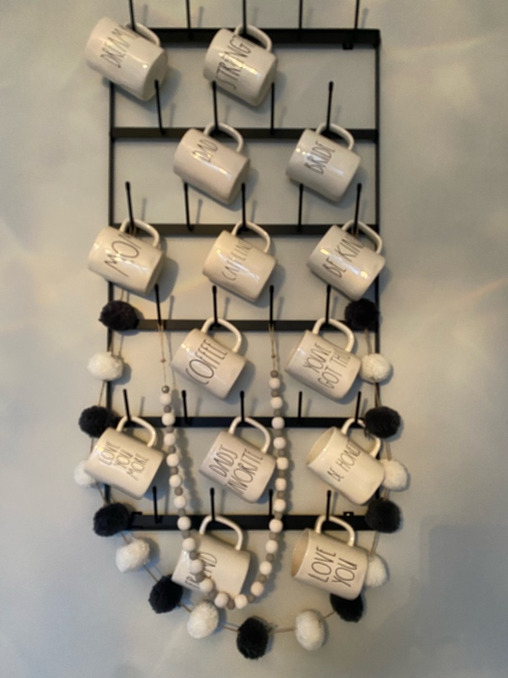 Rae Dunn Cream Ceramic Mugs